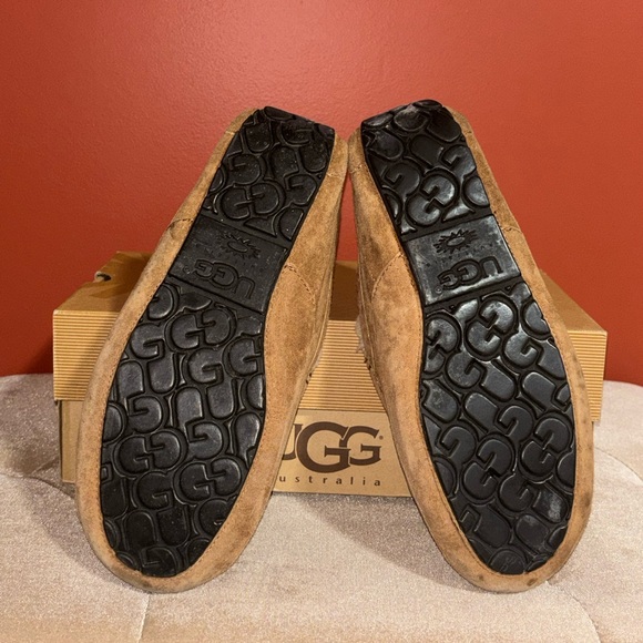 UGG Men’s Ascot Lodge Chestnut Suede Slippers Size US 10 with Box main image 6